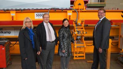 Unterwegs in der Region - Besuch Siempelkamp Krantechnik GmbH; Foto: Firma Siempelkamp