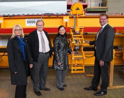 Unterwegs in der Region - Besuch Siempelkamp Krantechnik GmbH; Foto: Firma Siempelkamp